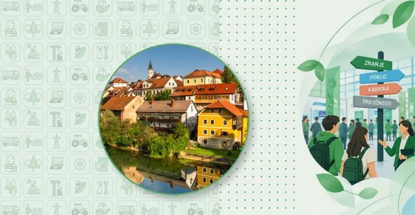 Dekorativna slika za regijski karierno-zaposlitveni dan v Novem mestu, 22. oktobra 2026.