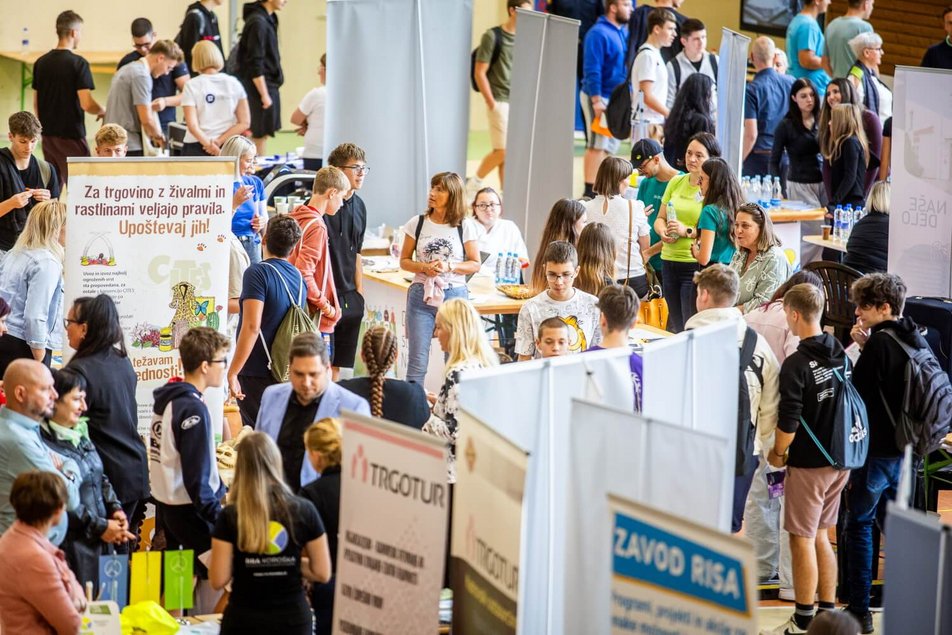 Dogajanje na Koroškem zaposlitvenem sejmu in festivalu izobraževanja, Dravograd, 11. 9. 2025