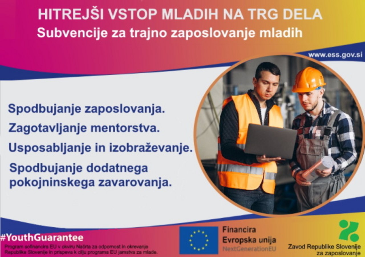 Letak Hitrejši vstop mladih Letak: povabilo k sodelovanju v programu Hitrejši vstop mladih na trg dela