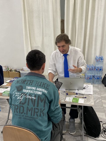 Dogodek Severna Makedonija Utrinek z dogodka v Severni Makedoniji, s predstavitvijo aktualnih potreb slovenskih delodajalcev, junija 2023