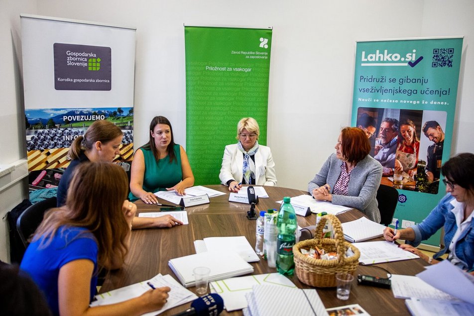 Novinarska konferenca v Dravogradu ob Koroškem zaposlitvenem sejmu in festivalu izobraževanja, 11. septembra 2025