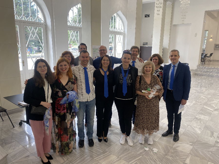 Dogodek Severna Makedonija Utrinek z dogodka v Severni Makedoniji, s predstavitvijo aktualnih potreb slovenskih delodajalcev, junija 2023